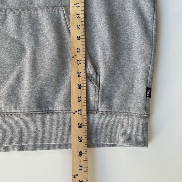 Vans Hoodie Mens XXL Gray Versa Fleece Long Sleeves Pocket Sweatshirt Skater - Picture 14 of 14